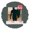 Dark Grey Suede Mat Board for 16x20 Frames - Fits 13x15 Photos